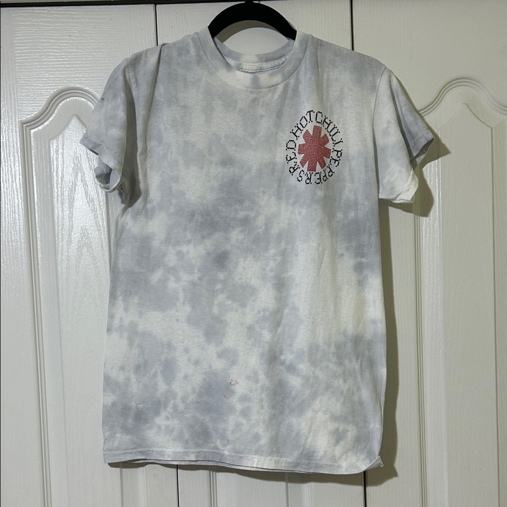 Red Hot Chili Peppers Gray Tie-Dye T-Shirt